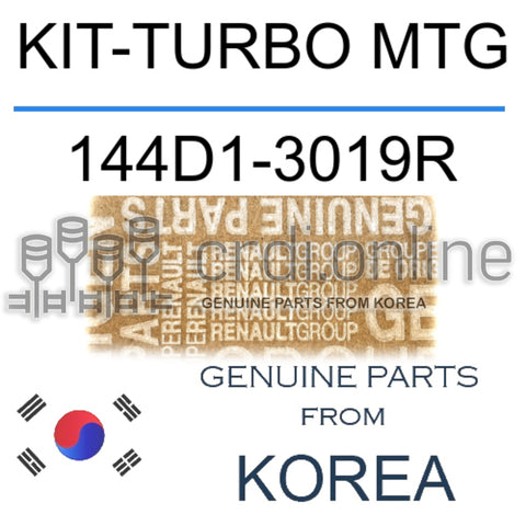 KIT-TURBO MTG [ORIGINAL] 144D1-3019R 144D13019R 144D1 3019R