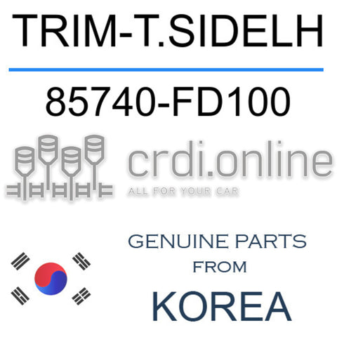 TRIM-T.SIDELH [ORIGINAL] 85740-FD100 85740FD100 85740 FD100
