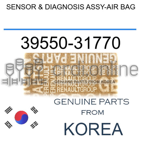 SENSOR & DIAGNOSIS ASSY-AIR BAG [ORIGINAL] 39550-31770 3955031770 39550 31770