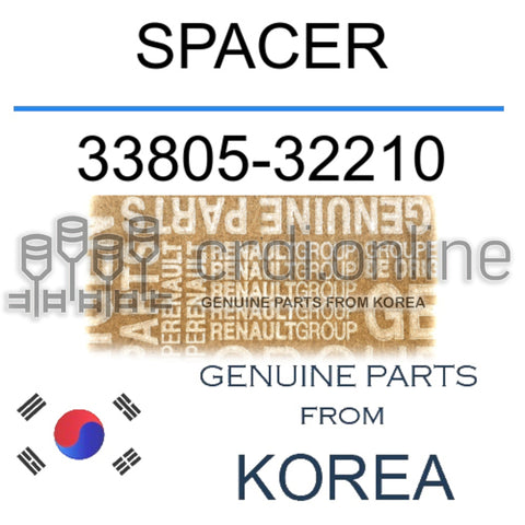 SPACER [ORIGINAL] 33805-32210 3380532210 33805 32210