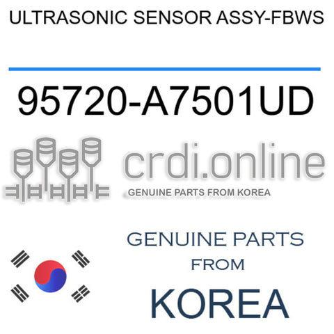 ULTRASONIC SENSOR ASSY-FBWS [ORIGINAL] 95720-A7501UD 95720A7501UD 95720 A7501UD