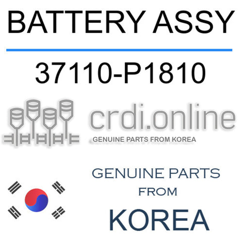 BATTERY ASSY [ORIGINAL] 37110-P1810 37110P1810 37110 P1810