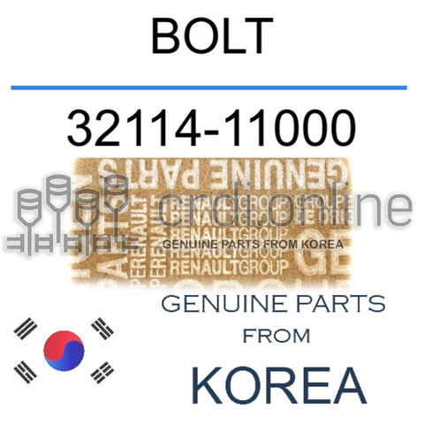 BOLT [ORIGINAL] 32114-11000 3211411000 32114 11000