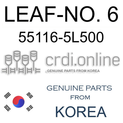 LEAF-NO. 6 55116-5L500 551165L500 55116 5L500