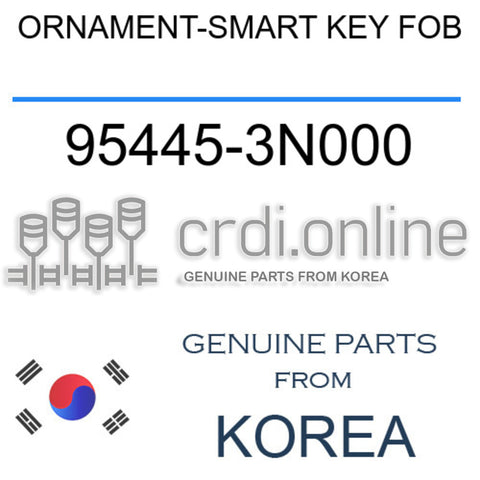 ORNAMENT-SMART KEY FOB [ORIGINAL] 95445-3N000 954453N000 95445 3N000