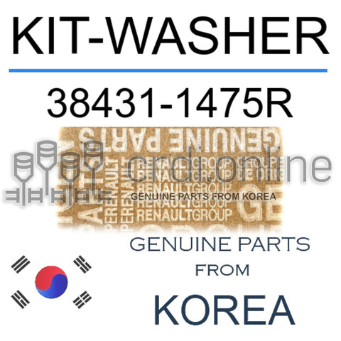 KIT-WASHER [ORIGINAL] 38431-1475R 384311475R 38431 1475R