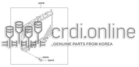 MOUNTING ASSY-RADIATORUPPER RH 22426-31000 2242631000 22426 31000