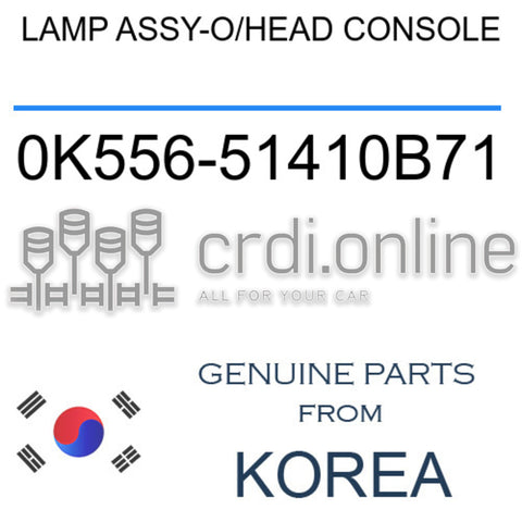 LAMP ASSY-O/HEAD CONSOLE [ORIGINAL] 0K556-51410B71 0K55651410B71 0K556 51410B71