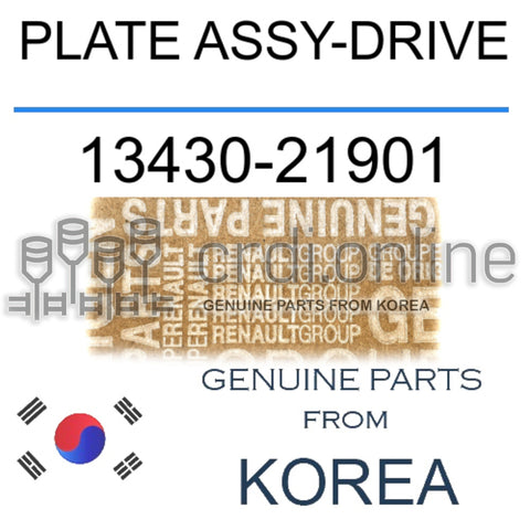 PLATE ASSY-DRIVE [ORIGINAL] 13430-21901 1343021901 13430 21901