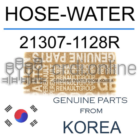 HOSE-WATER [ORIGINAL] 21307-1128R 213071128R 21307 1128R