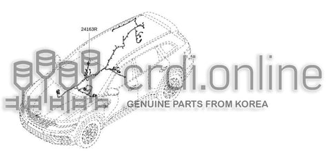 HARNESS-REARRH 24163-2509R 241632509R 24163 2509R