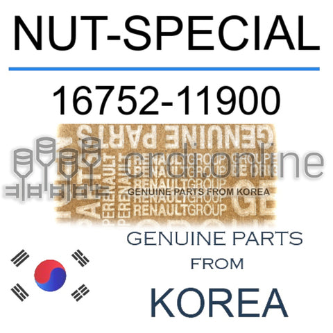 NUT-SPECIAL [ORIGINAL] 16752-11900 1675211900 16752 11900