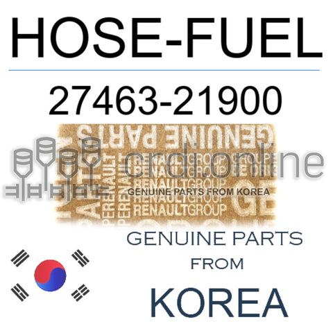 HOSE-FUEL [ORIGINAL] 27463-21900 2746321900 27463 21900