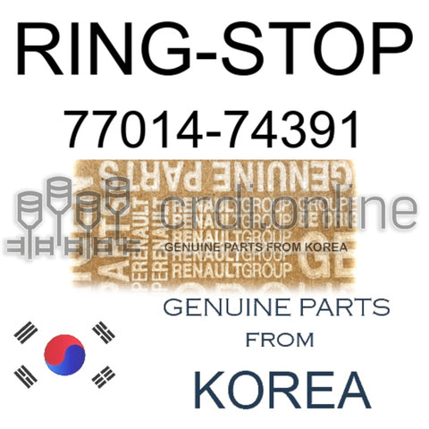 RING-STOP [ORIGINAL] 77014-74391 7701474391 77014 74391