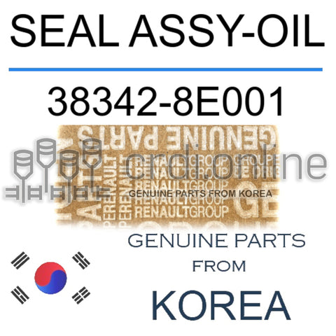 SEAL ASSY-OIL [ORIGINAL] 38342-8E001 383428E001 38342 8E001