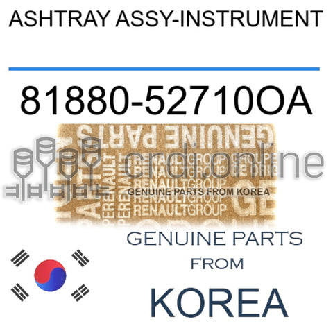 ASHTRAY ASSY-INSTRUMENT [ORIGINAL] 81880-52710OA 8188052710OA 81880 52710OA