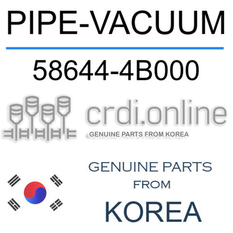 PIPE-VACUUM 58644-4B000 586444B000 58644 4B000