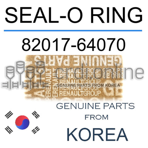 SEAL-O RING [ORIGINAL] 82017-64070 8201764070 82017 64070