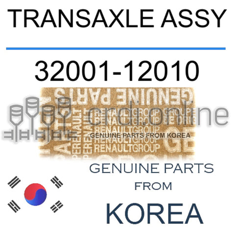 TRANSAXLE ASSY [ORIGINAL] 32001-12010 3200112010 32001 12010