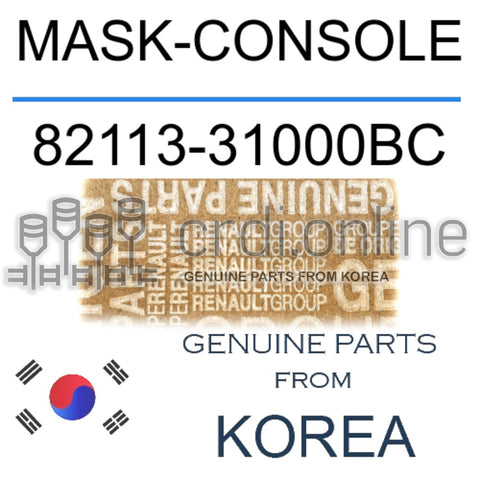 MASK-CONSOLE [ORIGINAL] 82113-31000BC 8211331000BC 82113 31000BC