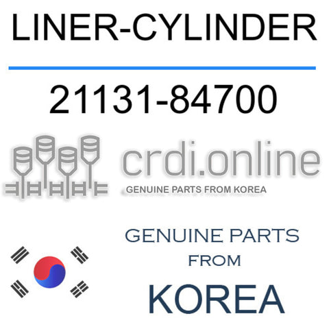 [ORIGINAL] LINER-CYLINDER 21131-84700 2113184700 21131 84700