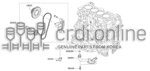 CHAIN KIT-OIL PUMP DRIVE 150A0-0001R 150A00001R 150A0 0001R