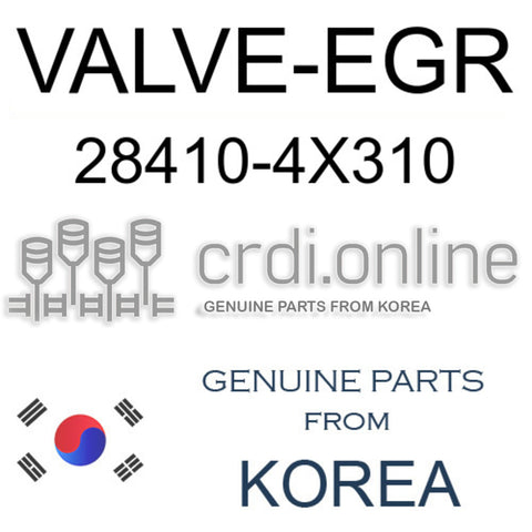 VALVE-EGR [ORIGINAL] 28410-4X310 284104X310 28410 4X310