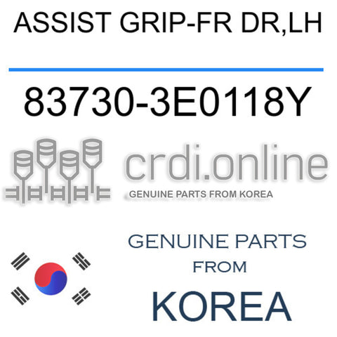 ASSIST GRIP-FR DR,LH 83730-3E0118Y 837303E0118Y 83730 3E0118Y