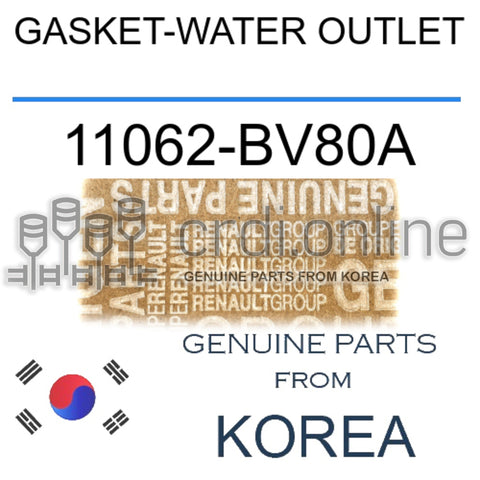 GASKET-WATER OUTLET [ORIGINAL] 11062-BV80A 11062BV80A 11062 BV80A