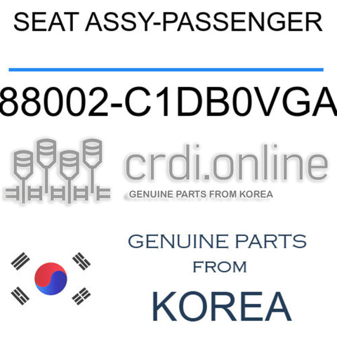 SEAT ASSY-PASSENGER [ORIGINAL] 88002-C1DB0VGA 88002C1DB0VGA 88002 C1DB0VGA