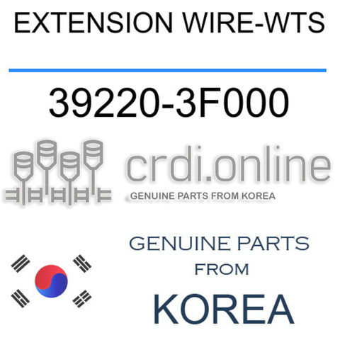 EXTENSION WIRE-WTS [ORIGINAL] 39220-3F000 392203F000 39220 3F000