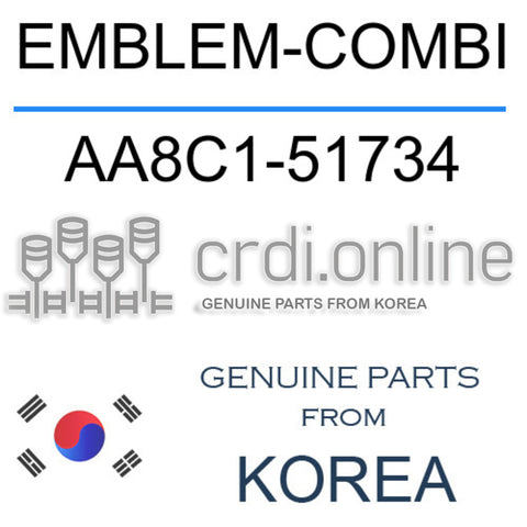EMBLEM-COMBI AA8C1-51734 AA8C151734 AA8C1 51734