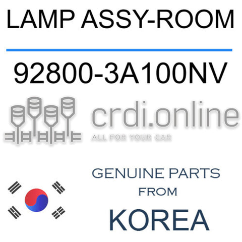 LAMP ASSY-ROOM [ORIGINAL] 92800-3A100NV 928003A100NV 92800 3A100NV