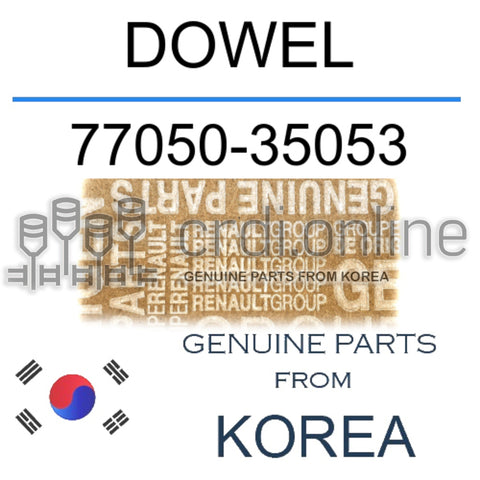 DOWEL [ORIGINAL] 77050-35053 7705035053 77050 35053