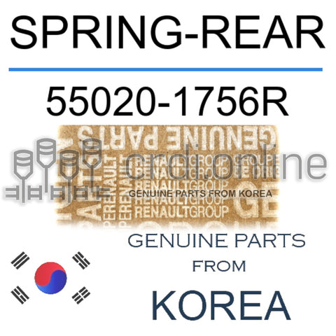 SPRING-REAR [ORIGINAL] 55020-1756R 550201756R 55020 1756R