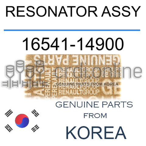 RESONATOR ASSY [ORIGINAL] 16541-14900 1654114900 16541 14900