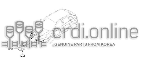 SENSOR UNIT-DISTANCE 28437-3717R 284373717R 28437 3717R