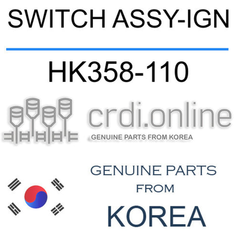 SWITCH ASSY-IGN [ORIGINAL] HK358-110 HK358110 HK358 110