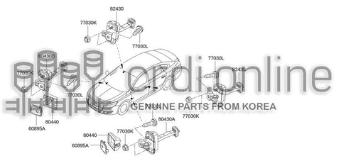 CHECK LINK ASSY-REAR DOOR 82430-1812R 824301812R 82430 1812R