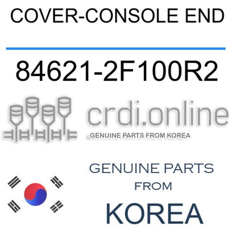 COVER-CONSOLE END 84621-2F100R2 846212F100R2 84621 2F100R2