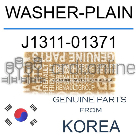 WASHER-PLAIN [ORIGINAL] J1311-01371 J131101371 J1311 01371