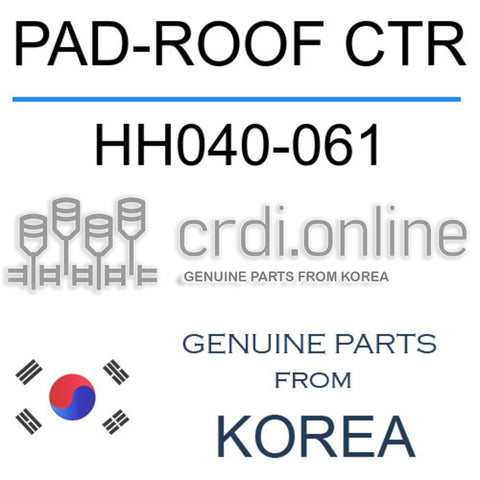 PAD-ROOF CTR [ORIGINAL] HH040-061 HH040061 HH040 061