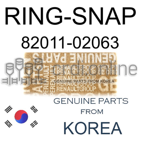 RING-SNAP [ORIGINAL] 82011-02063 8201102063 82011 02063