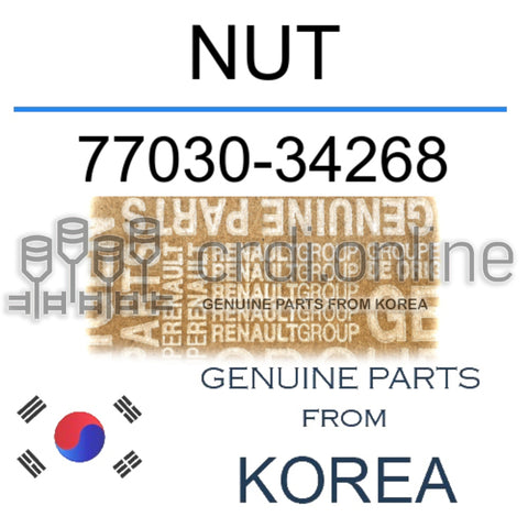 NUT [ORIGINAL] 77030-34268 7703034268 77030 34268