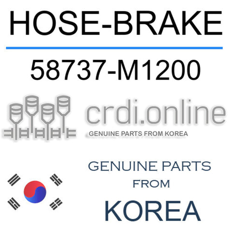 HOSE-BRAKE 58737-M1200 58737M1200 58737 M1200