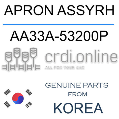 APRON ASSYRH AA33A-53200P AA33A53200P AA33A 53200P
