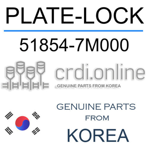 PLATE-LOCK [ORIGINAL] 51854-7M000 518547M000 51854 7M000
