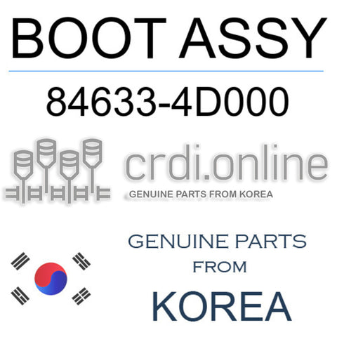 BOOT ASSY 84633-4D000 846334D000 84633 4D000