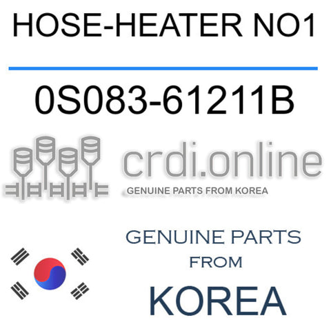 HOSE-HEATER NO1 0S083-61211B 0S08361211B 0S083 61211B