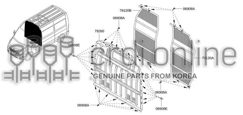 BULKHEAD ASSY 79260-8973R 792608973R 79260 8973R